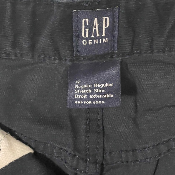 Gap Boys Corduroy Pants- Navy Size 12 - Picture 9 of 15